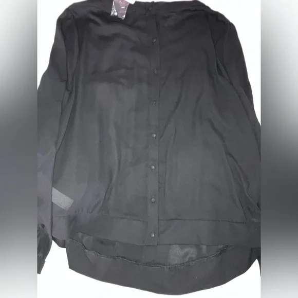 Forever 21 Plus Sizes - Forever 21+ Black long sleeve blouse - Picture 14 of 14